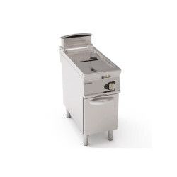 Friteuse sur coffre gaz avec cuve en V 21L Gamme 900