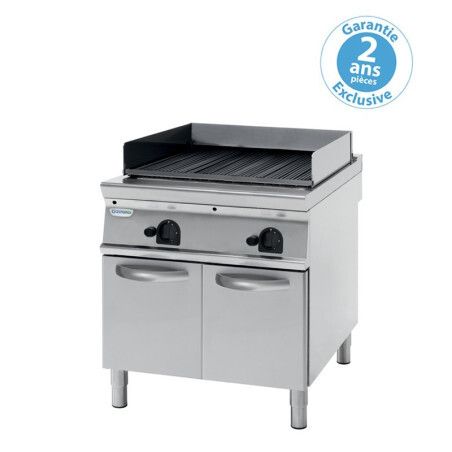 Grillage charcoal Gaz double sur Placard fermé Gamme 900
