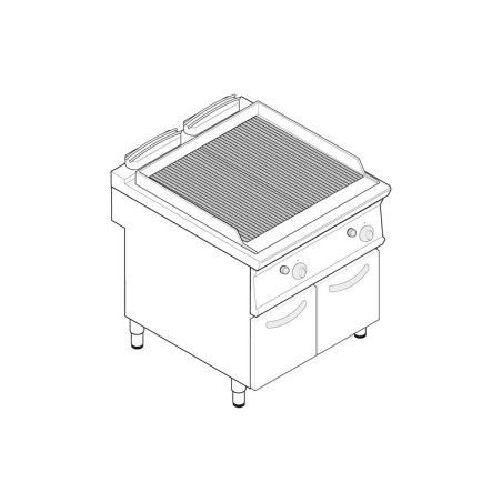Grillage Gaz double sur Placard Gamme 700