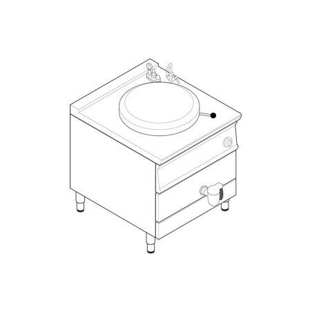 Marmite électrique 150L Chauffe indirecte Gamme 900