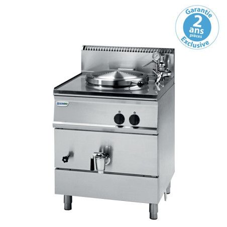 Marmite électrique Chauffe indirecte 50L Gamme 700 Largeur 700