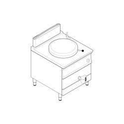 Marmite gaz 100L Chauffe directe Gamme 900
