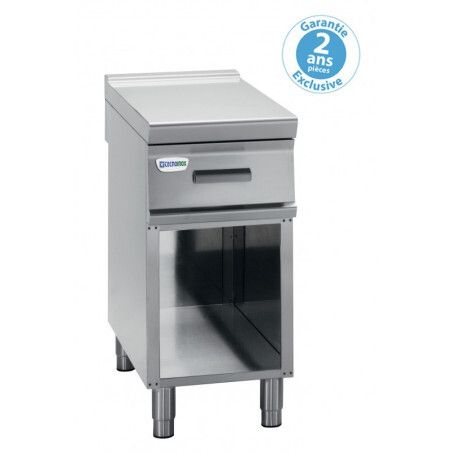 Plan de travail sur Placard ouvert Simple avec tiroir Gamme 700