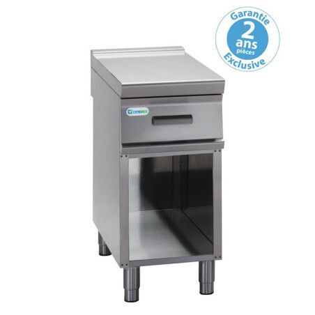 Plan de travail sur Placard ouvert Simple avec tiroir Gamme 900