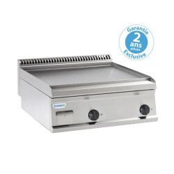 Plaque à snacker électrique Double rainurée 696x564mm Gamme 700