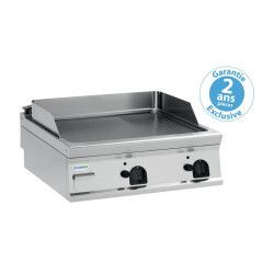 Plaque à snacker électrique à Poser rainuré Double 740x690mm Gamme 900