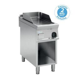 Plaque à snacker électrique lisse sur Placard ouvert Simple 340x690mm Gamme 900