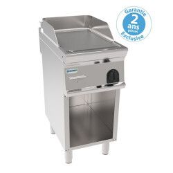 Plaque à snacker électrique rainurée sur Placard ouvert Simple 353x564mm Gamme 700