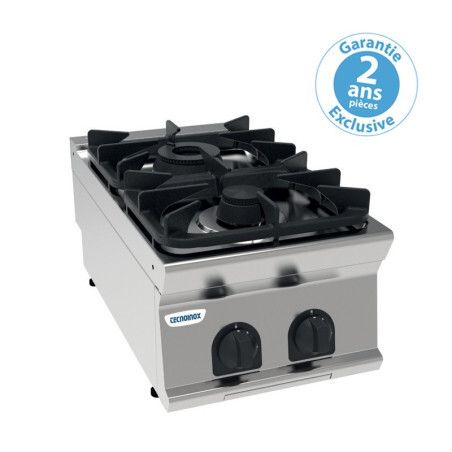 Plaque de cuisson Top 2 feux SUPER vifs gaz Gamme 700