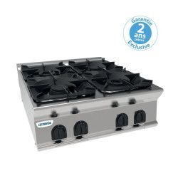 Plaque de cuisson Top 4 feux SUPER vifs gaz Gamme 900