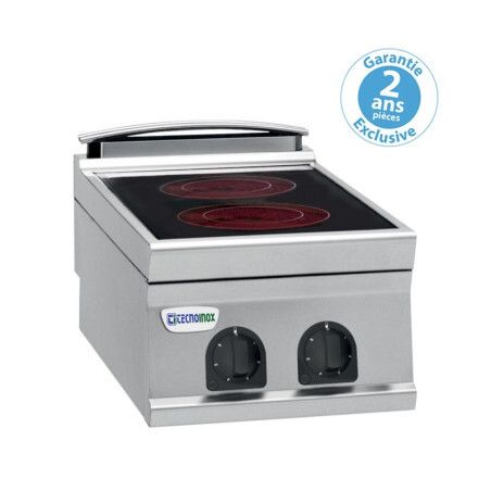 Plaque de cuisson électrique 2 plaques vitrocéramiques Gamme 900 à poser