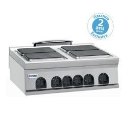 Plaque de cuisson électrique 4 plaques carrées Gamme 900 à poser