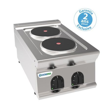 Plaque de cuisson électrique à Poser 2 plaques rondes Gamme 700 Largeur 400