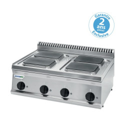 Plaque de cuisson électrique à Poser 4 plaques carrées Gamme 700 Largeur 700