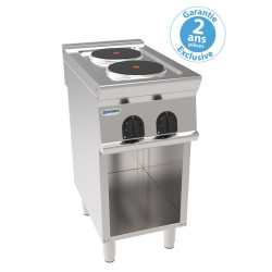 Plaque de cuisson électrique sur Placard ouvert 2 plaques rondes Gamme 700