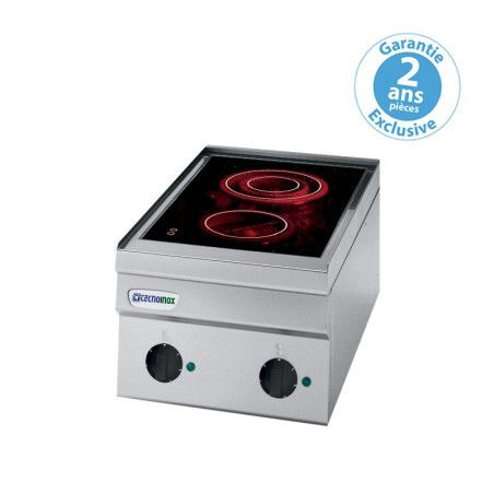 Plaque de cuisson électrique vitrocéramique 2 plaques Gamme 600