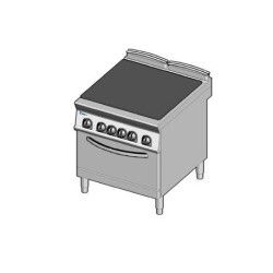 Fourneau Plaque de mijotage sur four électrique statique GN2/1 Gamme 900