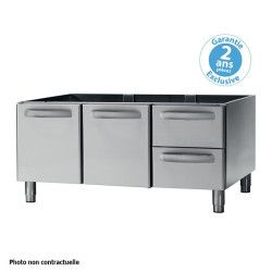 Soubassement neutre Gamme 700 Largeur 800 Placard 2 portes