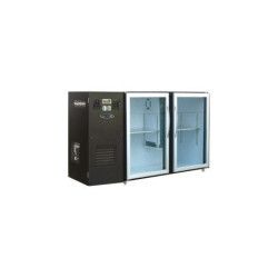 Arrière-bar Skinplate Série LEDS Groupe Logé 2moyennes Portes Vitrées 380L Profondeur 700mm