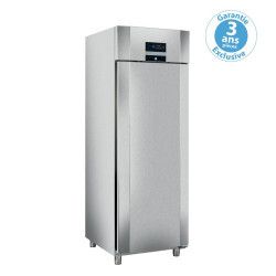Armoire froide négative 700L Ext Inox 1 porte pleine Groupe Logé