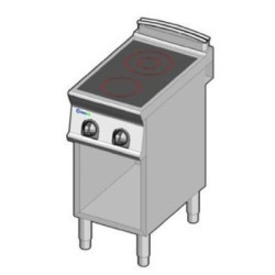 Plaque de cuisson électrique vitrocéramique sur Placard 2 plaques Gamme 700