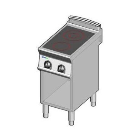 Plaque de cuisson électrique vitrocéramique sur Placard 2 plaques Gamme 700