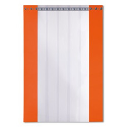 Rideau fixe à Lanières 2620 Positif Mural Recouv 40% L940 x H2580mm