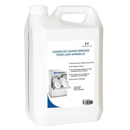 Liquide de rinçage pour lave-vaisselle et lave-verres 5L