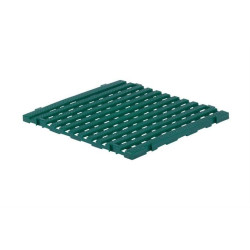 Caillebotis 600 x 600mm Coloris Vert Carton de 10 pièces