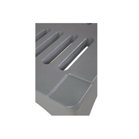 Palette de stockage Longueur 1210mm Coloris gris