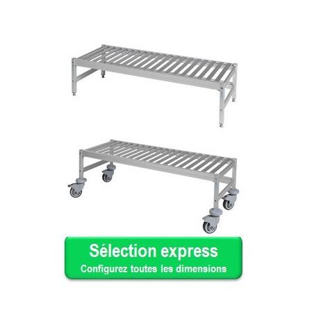 Rayonnage Fermod 6611 et 6811 bas fixe et mobile