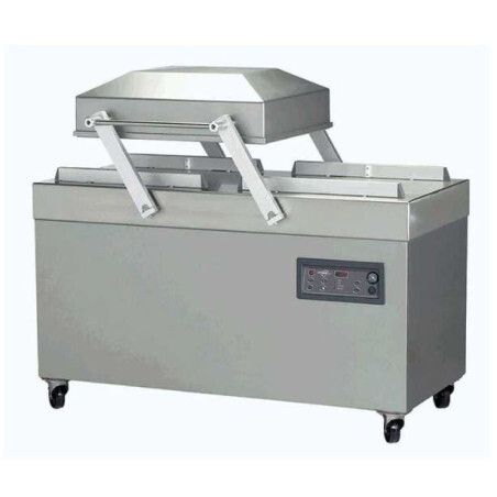 Machine sous vide Inox 2 cloche Soudure 2x2x840mm