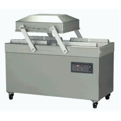 Machine sous vide 100m3 Inox 2 cloche Imprimante Soudure 2x2x620mm