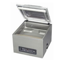 Machine sous vide Inox 2 cloche Imprimante Soudure 2x2x840mm