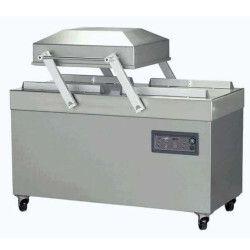 Machine sous vide Inox 2 cloche Imprimante Soudure 2x2x1100mm