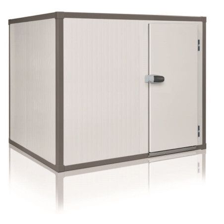 Chambre froide Positive Eco80 Sol renforcé HI2 Ext2,56x2,96 V13,4m3 Porte 800x1900mm