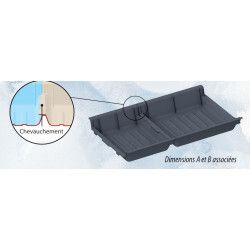 Bac B de rétention 6611-6811 P460mm - 430 x 420mm