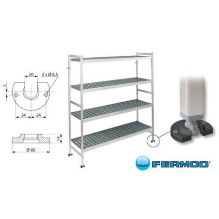Fixation au sol Rayonnage 5711