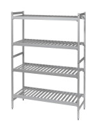 Rayonnage Aluminium Clayettes ajourées aluminium 6811 - 250Kg/Niveau